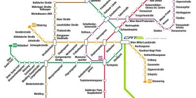 Wien ટ્રેન નકશો