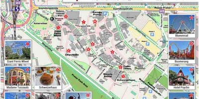 નકશો વિયેના પાર્ક અને રાઇડ