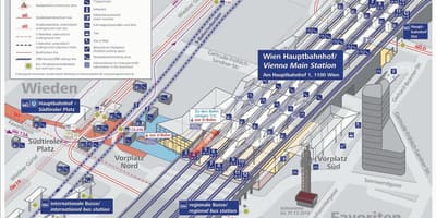 Wien hbf નકશો