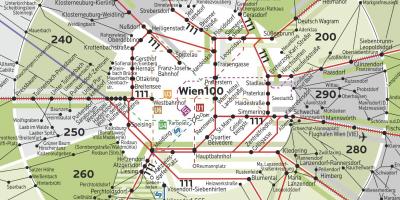 Wien ઝોન 100 નકશો