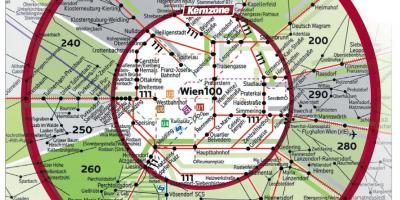 Wien 100 ઝોન નકશો